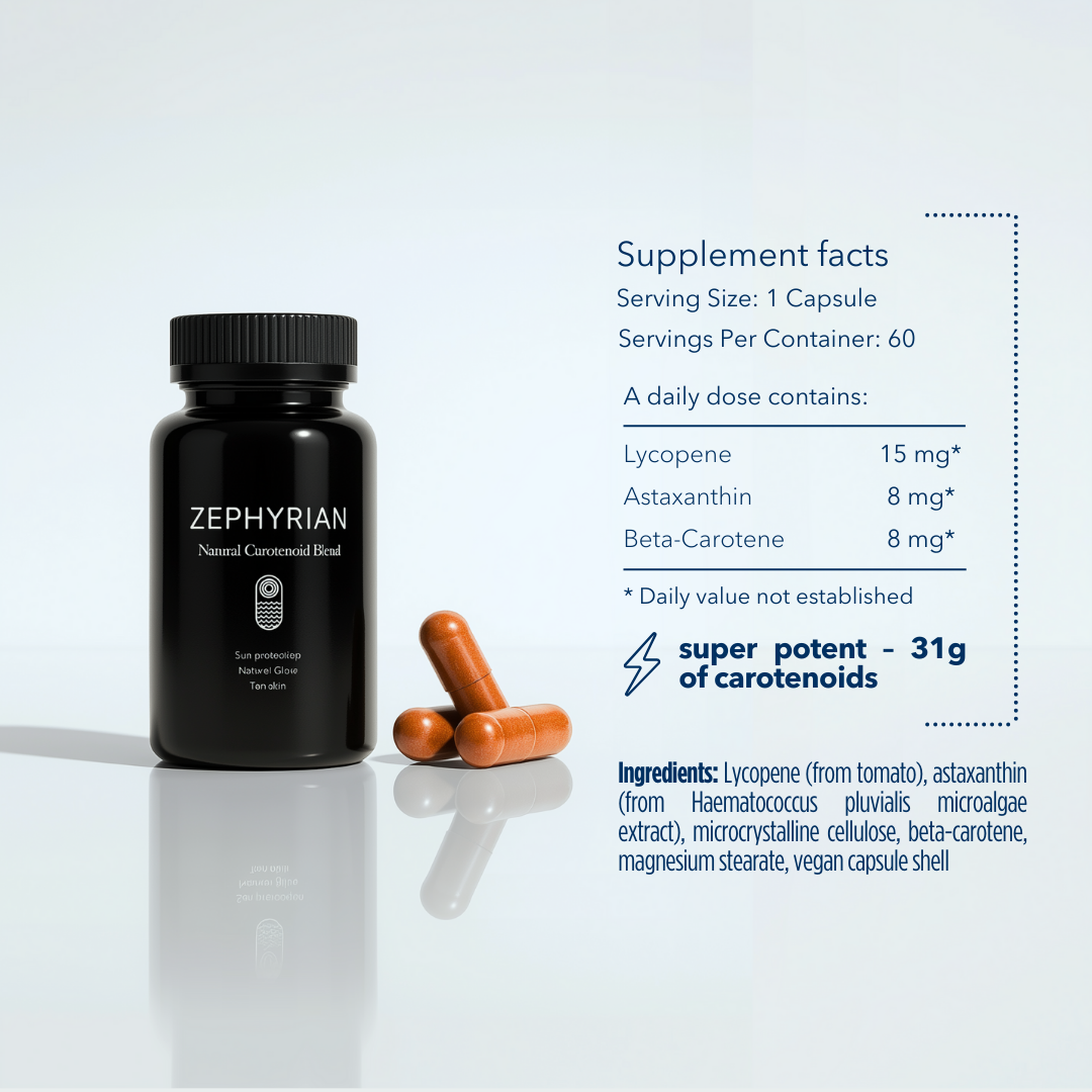 1x Tanning supplement 60 capsules
