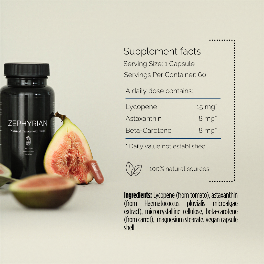 1x Tanning supplement 60 capsules